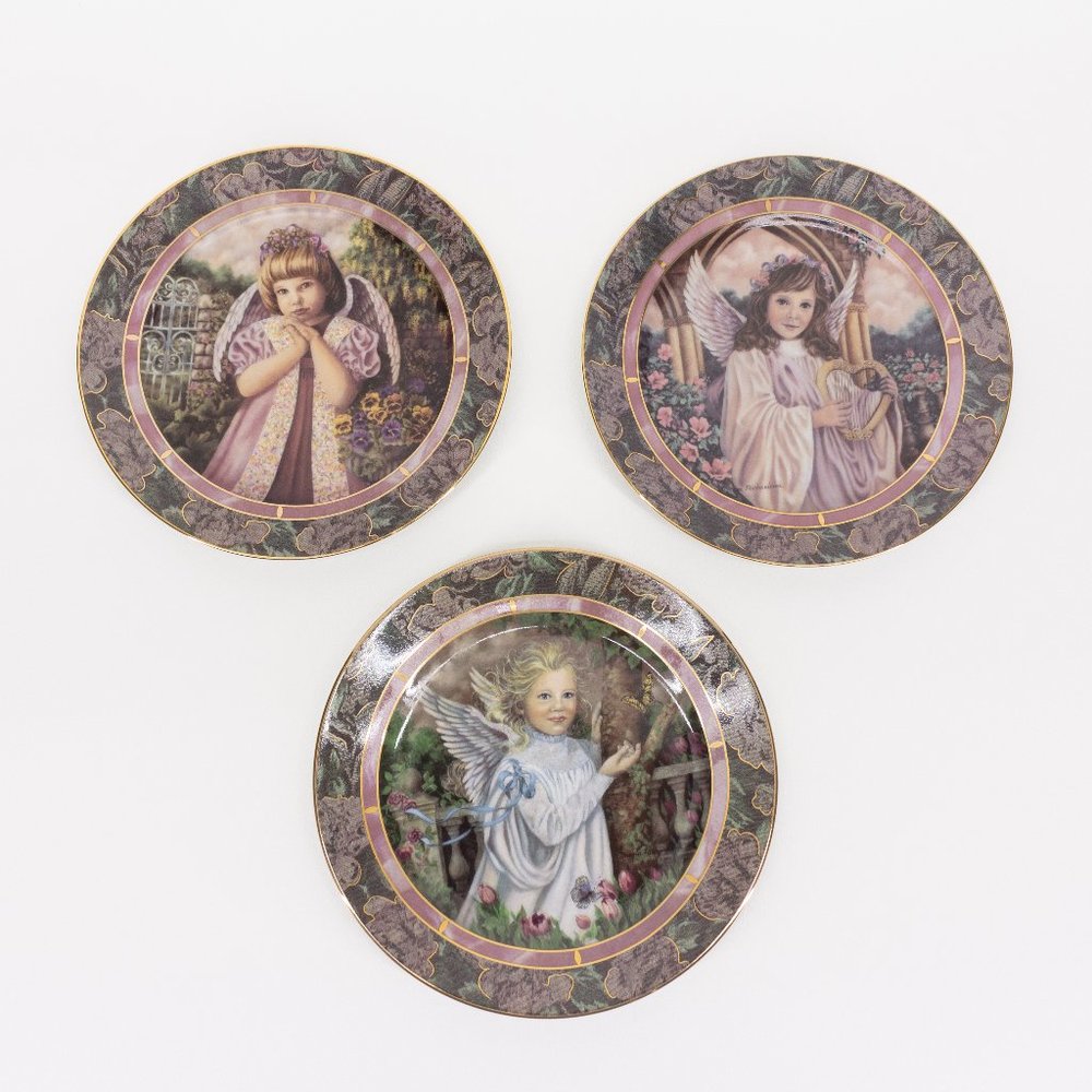 Vintage Donna Richardson 3 Piece Set Plates #2